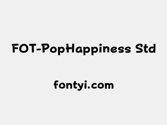 FOT-PopHappiness Std
