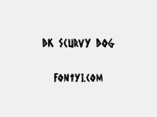 DK Scurvy Dog