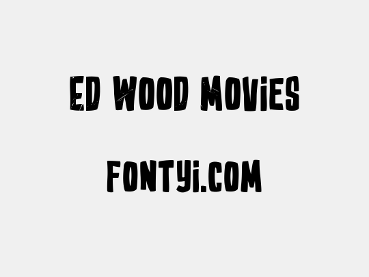 Ed Wood Movies