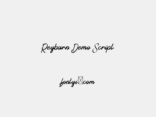 Reyburn Demo Script