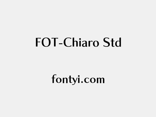FOT-Chiaro Std