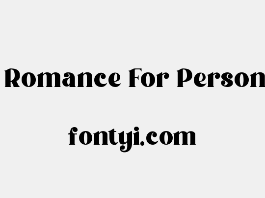 Magic Romance For Personal Use