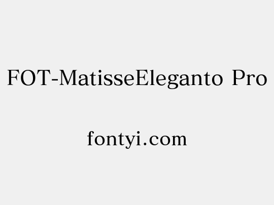 FOT-MatisseEleganto Pro