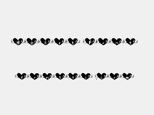 Heart Font