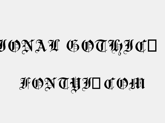 Traditional Gothic, 17th c.