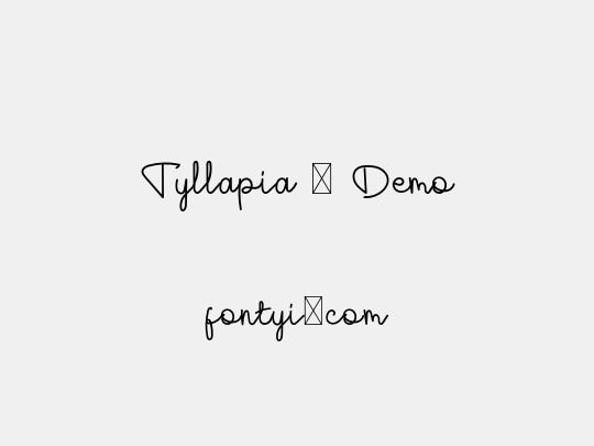 Tyllapia - Demo