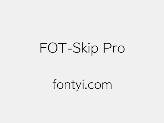 FOT-Skip Pro