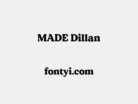 MADE Dillan