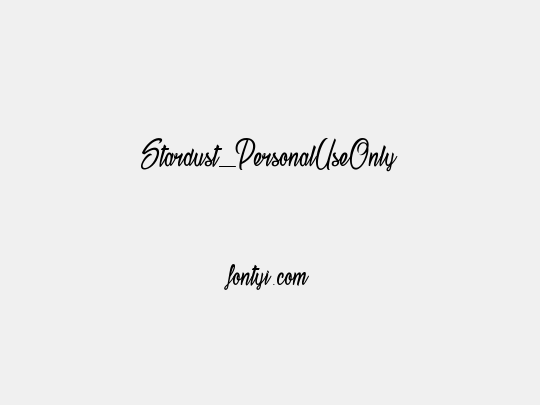Stardust_PersonalUseOnly