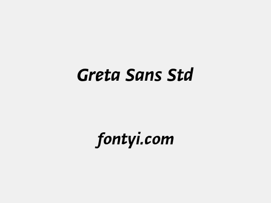 Greta Sans Std