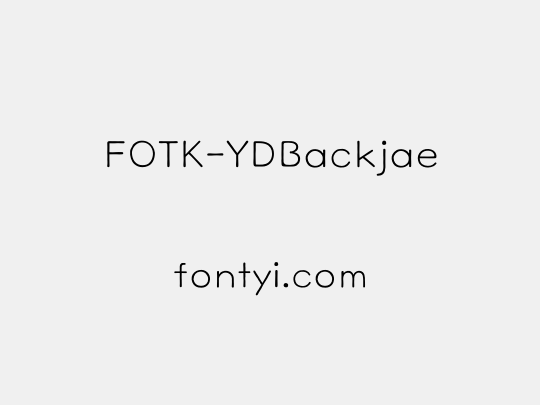 FOTK-YDBackjae