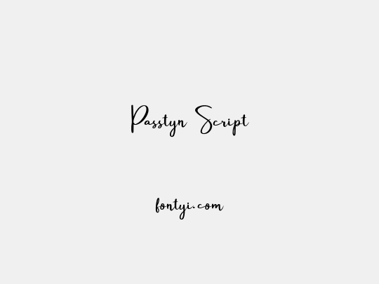Passtyn Script