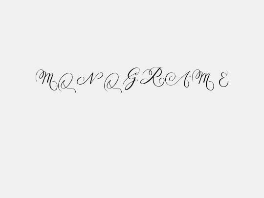 MONOGRAM E