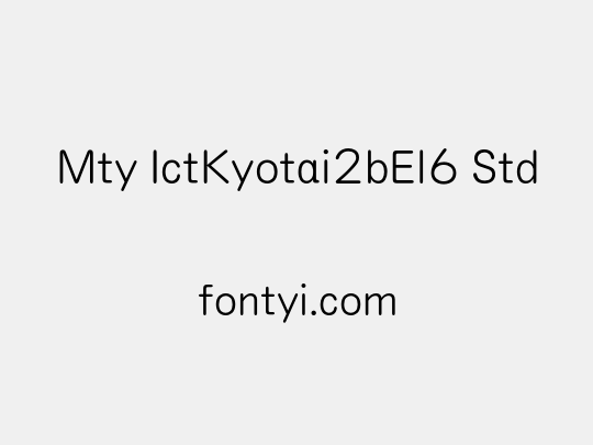 Mty IctKyotai2bEl6 Std