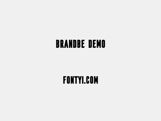 Brandbe Demo
