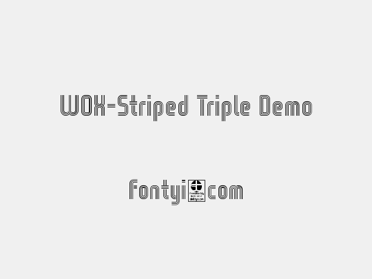 WOX-Striped Triple Demo