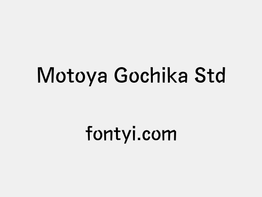 Motoya Gochika Std