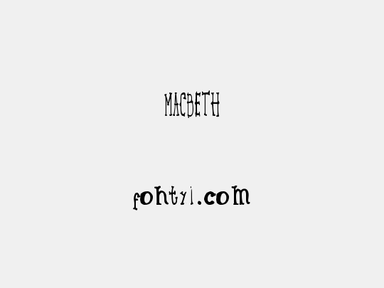 MACBETH