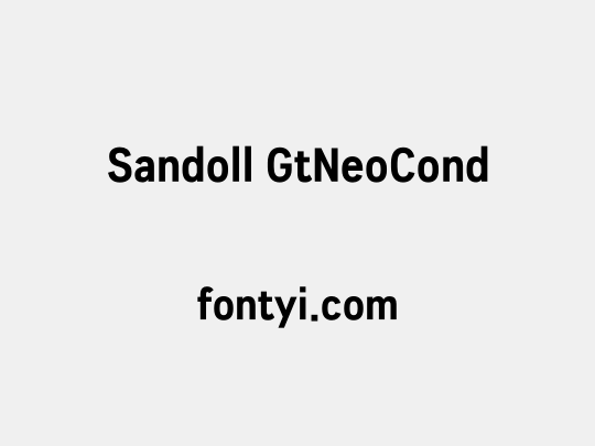 Sandoll GtNeoCond