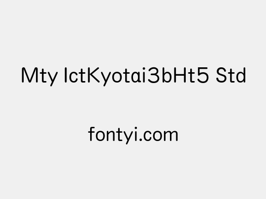 Mty IctKyotai3bHt5 Std