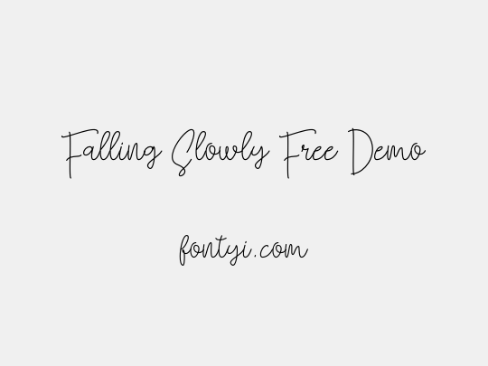 Falling Slowly Free Demo