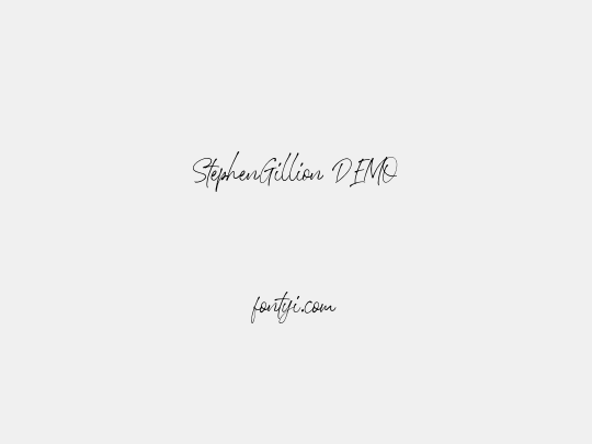 StephenGillion DEMO