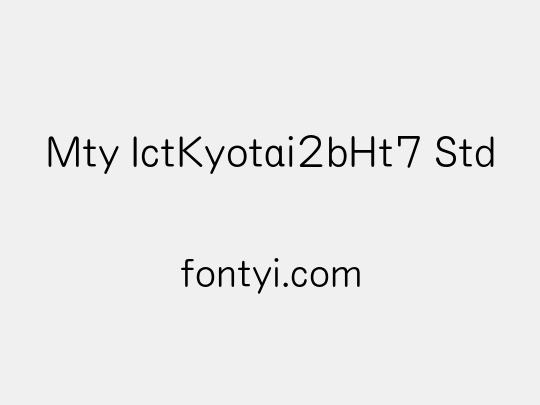 Mty IctKyotai2bHt7 Std