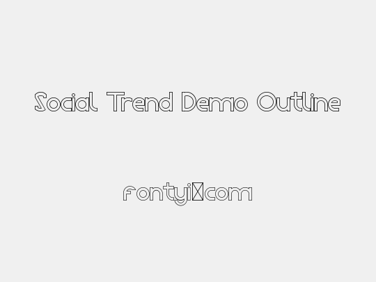 Social Trend Demo Outline