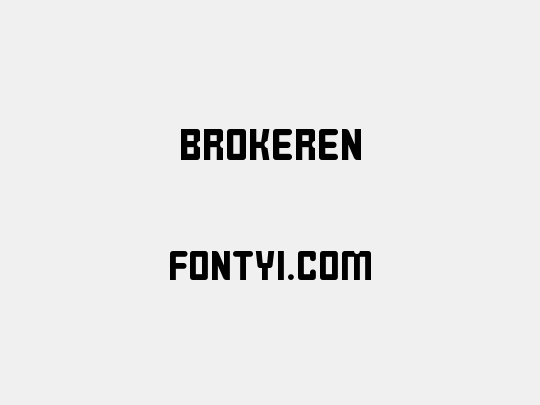 BROKEREN