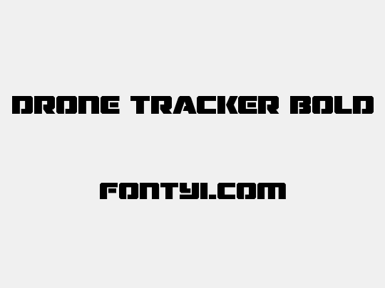 Drone Tracker Bold