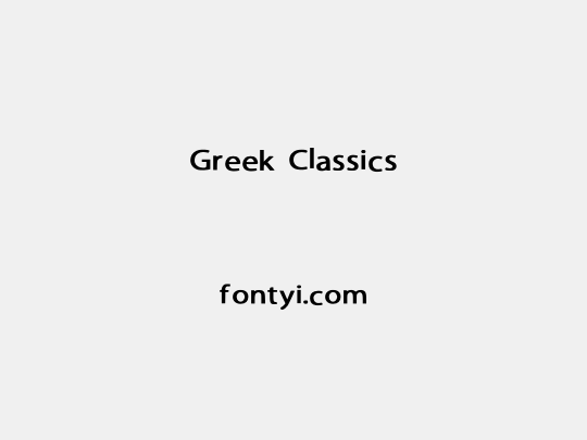 Greek Classics