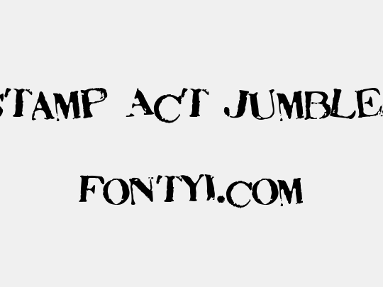 Stamp Act Jumbled