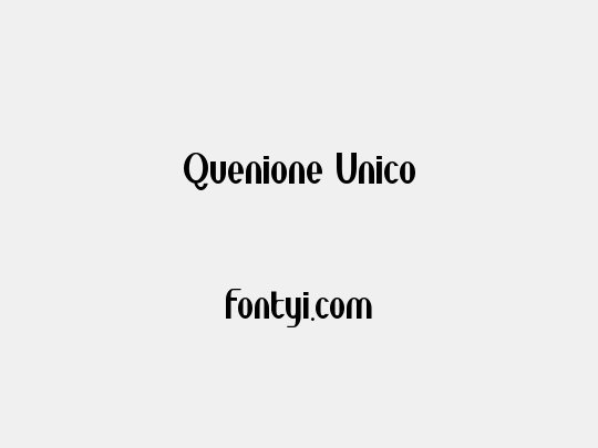 Quenione Unico