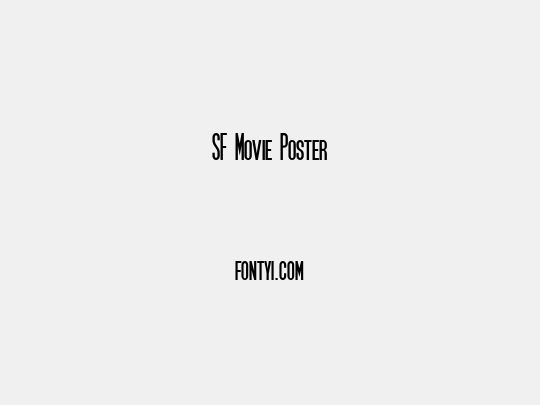 SF Movie Poster