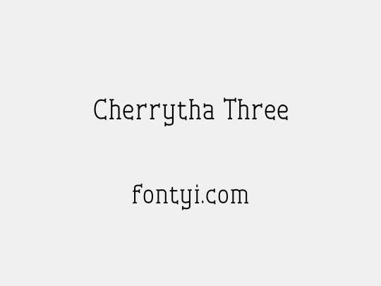 Cherrytha Three