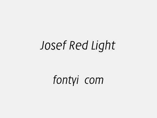 Josef Red Light