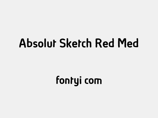 Absolut Sketch Red Med