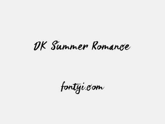DK Summer Romance