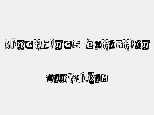 Kingthings Extortion