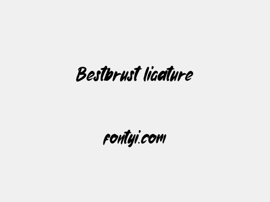 Bestbrust ligature