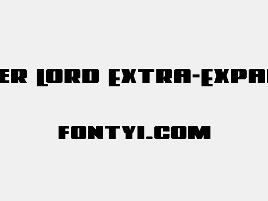 Power Lord Extra-Expanded