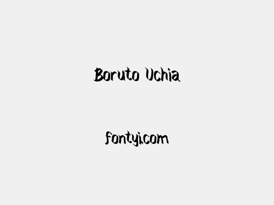 Boruto Uchia
