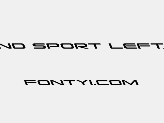 Grand Sport Leftalic