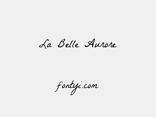 La Belle Aurore