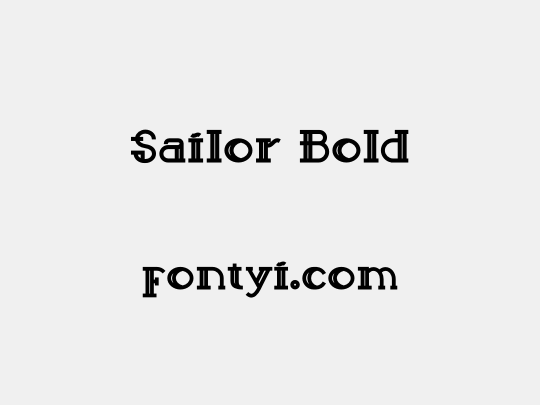 Sailor Bold
