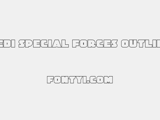 Jedi Special Forces Outline