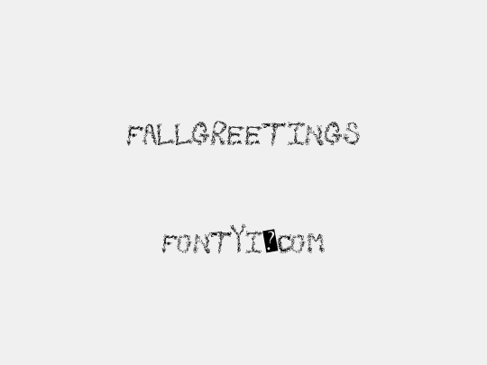 FallGreetings