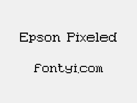 Epson Pixeled