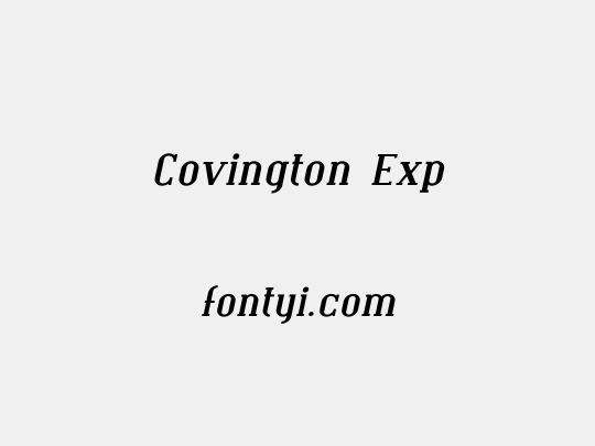 Covington Exp