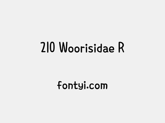 210 Woorisidae R
